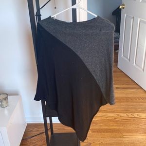 Wool Cashmere Poncho